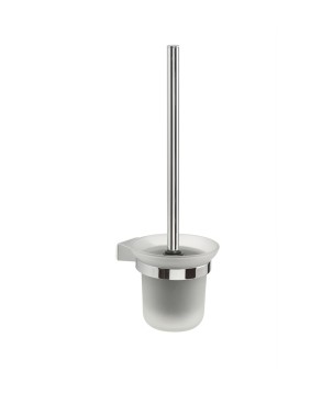 Gedy TN33-03 scopino da parete con ciuffo in setole bianco e tazza interna estraibile serie TONALE