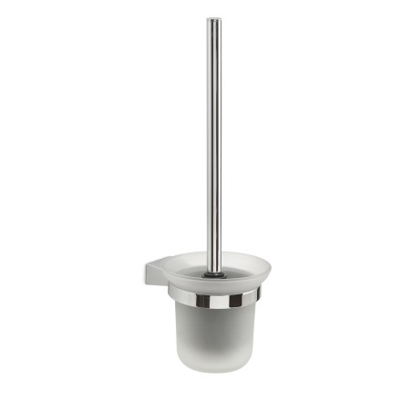 Gedy TN33-03 scopino da parete con ciuffo in setole bianco e tazza interna estraibile serie TONALE
