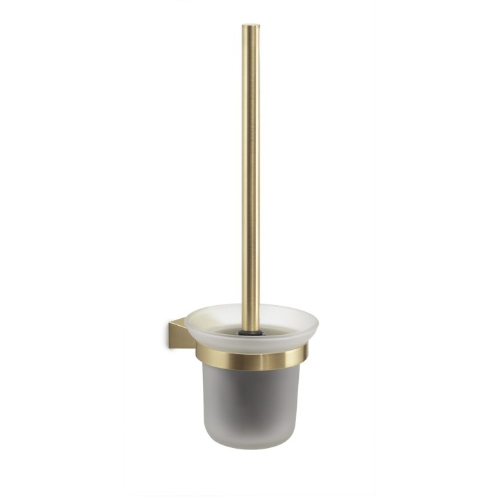 Gedy TN33-03 scopino da parete con ciuffo in setole bianco e tazza interna estraibile serie TONALE
