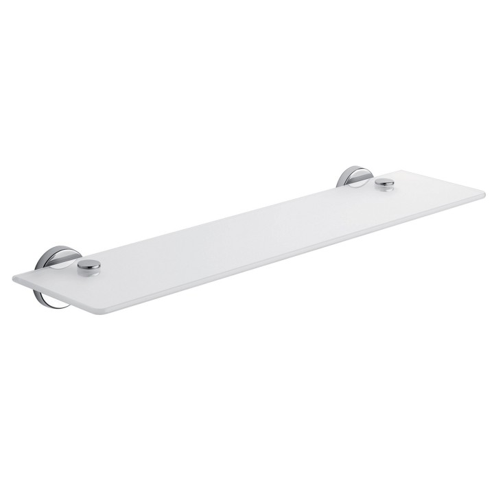 Gedy FP19-55 mensola in vetro temperato da 55 cm. carico testato 7,5 kg da parete serie FELCE PLUS