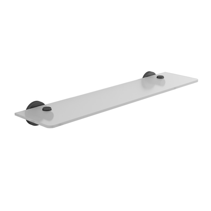 Gedy FP19-55 mensola in vetro temperato da 55 cm. carico testato 7,5 kg da parete serie FELCE PLUS