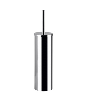 Gedy GE33 scopino da parete con ciuffo in setole nero e tazza interna estraibile serie GENZIANA