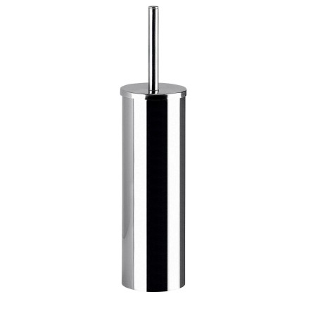 Gedy GE33 scopino da parete con ciuffo in setole nero e tazza interna estraibile serie GENZIANA