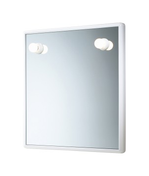 Gedy 8001 specchio da parete 55×60 con luci serie JUNIOR
