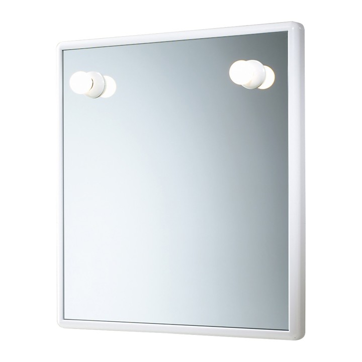Gedy 8001 specchio da parete 55×60 con luci serie JUNIOR