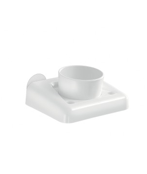 Gedy 8010 portaspazzolini da parete con contenitore in plastica serie JUNIOR