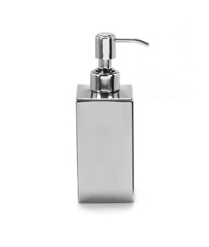 Gedy NE81 dosasapone da appoggio con erogatore in acciaio inox serie NEMESIA