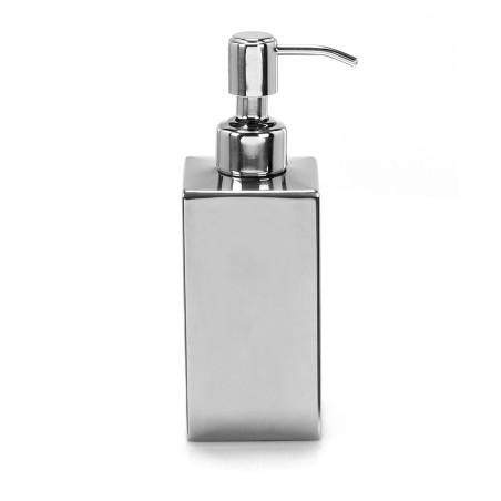 Gedy NE81 dosasapone da appoggio con erogatore in acciaio inox serie NEMESIA