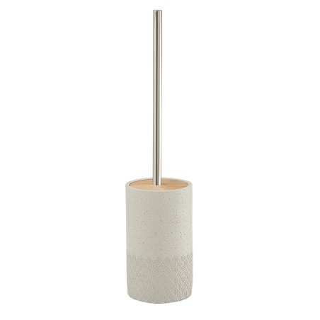 Gedy 4933 portascopino da appoggio con ciuffo in setole nero serie AFRODITE