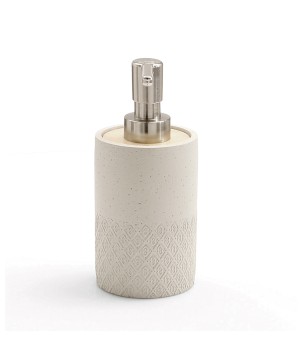 Gedy 4980 dosasapone da appoggio con erogatore in plastica nichel spazzolato serie AFRODITE