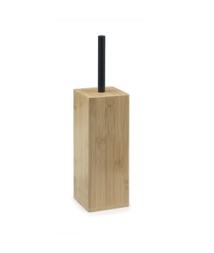 Gedy BN34 portascopino da appoggio con ciuffo in setole nero serie BONNIE