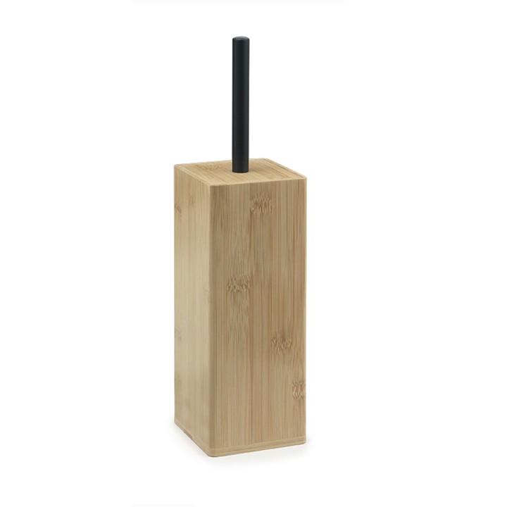 Gedy BN34 portascopino da appoggio con ciuffo in setole nero serie BONNIE