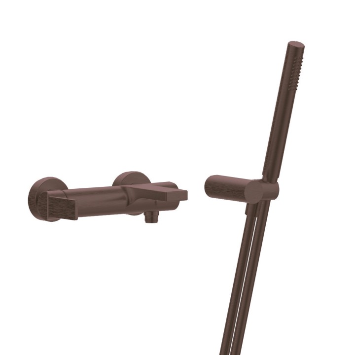 Fratelli Frattini 47002 monocomando esterno vasca con doccia duplex serie ENEA Fratelli Frattini 47002 monocomando esterno vasca con doccia duplex serie ENEA