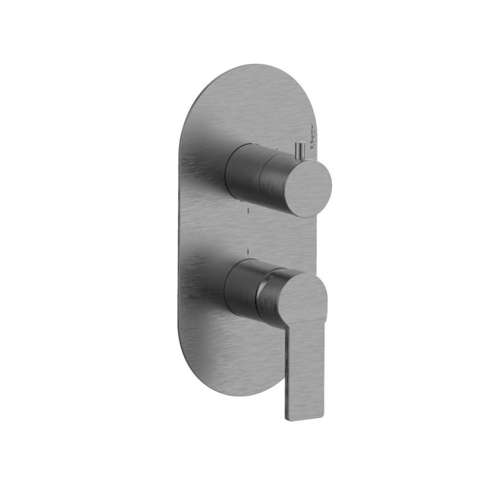 Fratelli Frattini 47513V2 parte estenra visibile incasso con deviatore 2 vie serie ENEA Fratelli Frattini 47513V2 parte estenra visibile incasso con deviatore 2 vie serie ENEA