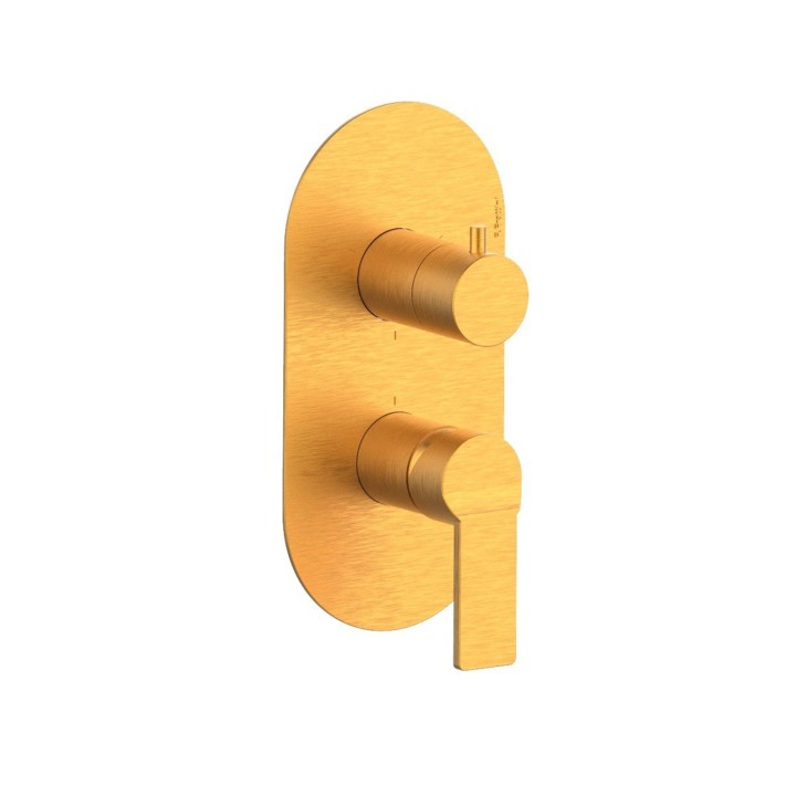 Fratelli Frattini 47513V2 parte estenra visibile incasso con deviatore 2 vie serie ENEA Fratelli Frattini 47513V2 parte estenra visibile incasso con deviatore 2 vie serie ENEA