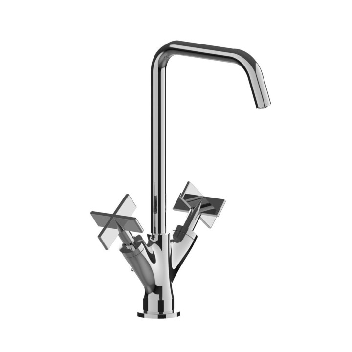 Fratelli Frattini 39064 monoforo lavabo bocca girevole con scarico 1"1/4 serie DON CHISCIOTTE Fratelli Frattini 39064 monoforo lavabo bocca girevole con scarico 1"1/4 serie DON CHISCIOTTE