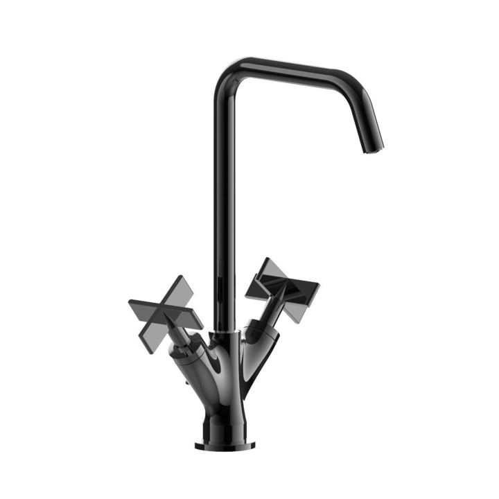 Fratelli Frattini 39064 monoforo lavabo bocca girevole con scarico 1"1/4 serie DON CHISCIOTTE Fratelli Frattini 39064 monoforo lavabo bocca girevole con scarico 1"1/4 serie DON CHISCIOTTE