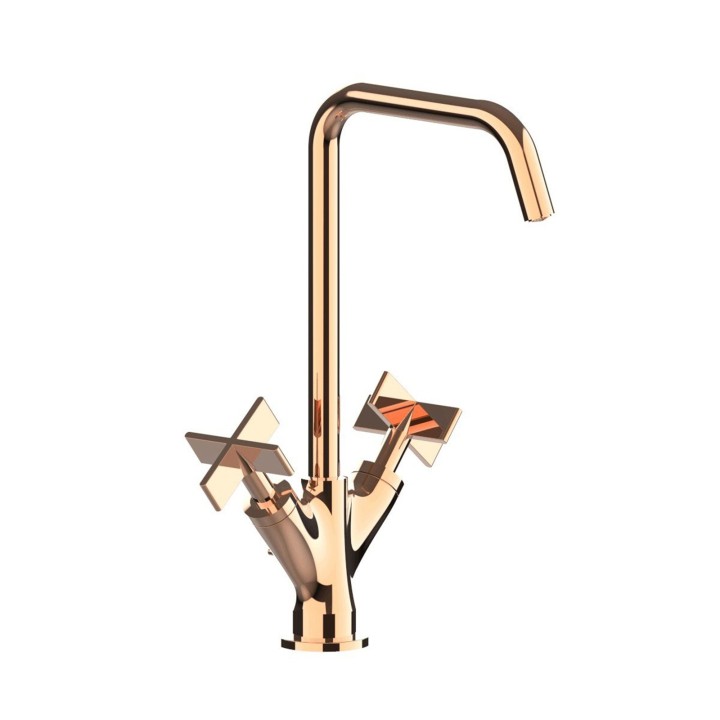 Fratelli Frattini 39064 monoforo lavabo bocca girevole con scarico 1"1/4 serie DON CHISCIOTTE Fratelli Frattini 39064 monoforo lavabo bocca girevole con scarico 1"1/4 serie DON CHISCIOTTE