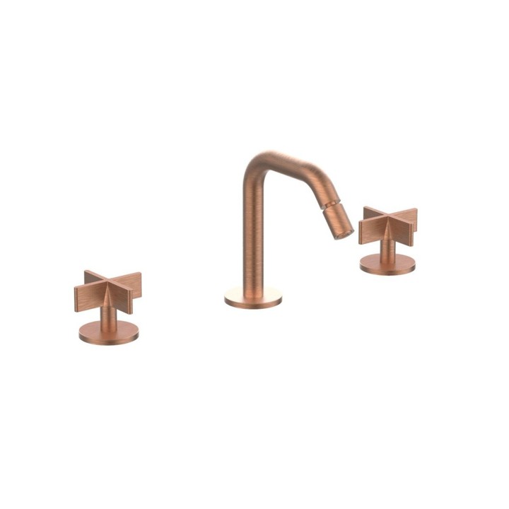 Fratelli Frattini 39104 batteria bidet a 3 fori con piantane prolungate senza scarico 1"1/4 serie DON CHISCIOTTE Fratelli Frattini 39104 batteria bidet a 3 fori con piantane prolungate senza scarico 1"1/4 serie DON CHISCIOTTE