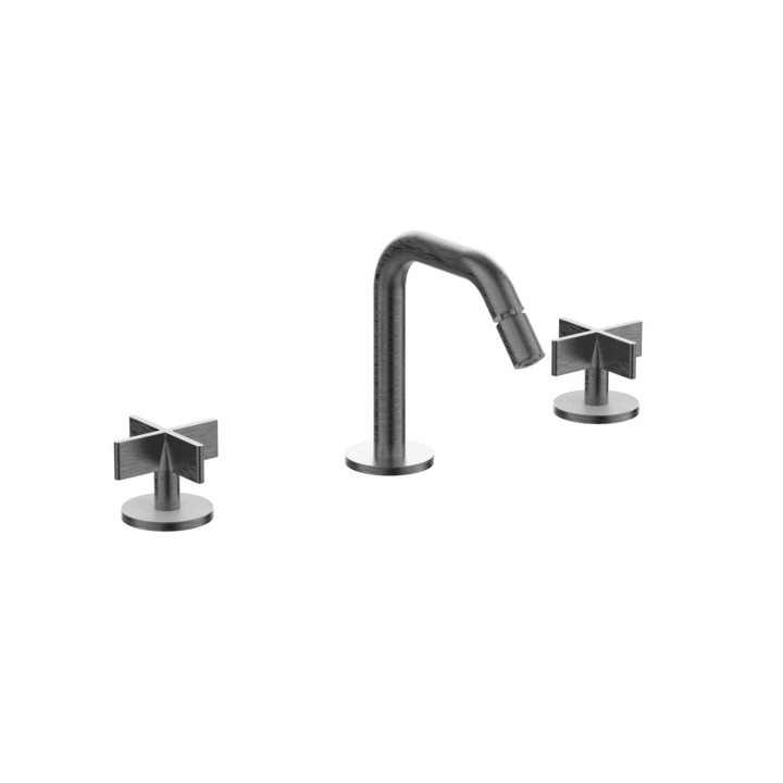 Fratelli Frattini 39104 batteria bidet a 3 fori con piantane prolungate senza scarico 1"1/4 serie DON CHISCIOTTE Fratelli Frattini 39104 batteria bidet a 3 fori con piantane prolungate senza scarico 1"1/4 serie DON CHISCIOTTE