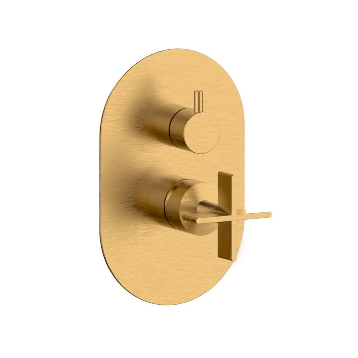 Fratelli Frattini 39531 parte esterna visibile incasso deviatore ceramico 2 vie serie DON CHISCIOTTE