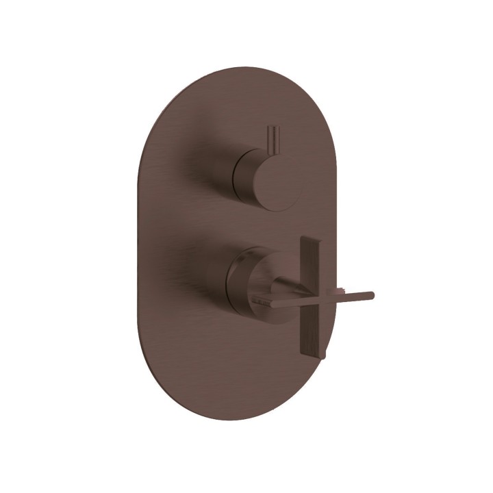Fratelli Frattini 39531 parte esterna visibile incasso deviatore ceramico 2 vie serie DON CHISCIOTTE