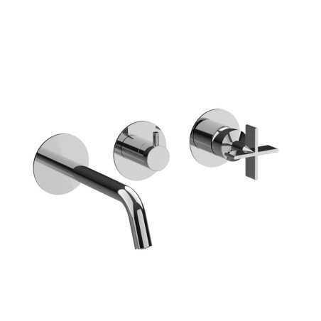 Fratelli Frattini 39558V2 parte esterna visibile monocomando vasca incasso deviatore ceramico 2 vie serie DON CHISCIOTTE