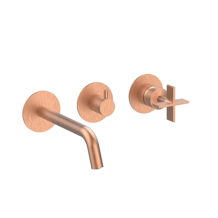 Fratelli Frattini 39558V2 parte esterna visibile monocomando vasca incasso deviatore ceramico 2 vie serie DON CHISCIOTTE