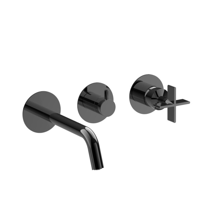 Fratelli Frattini 39558V2 parte esterna visibile monocomando vasca incasso deviatore ceramico 2 vie serie DON CHISCIOTTE