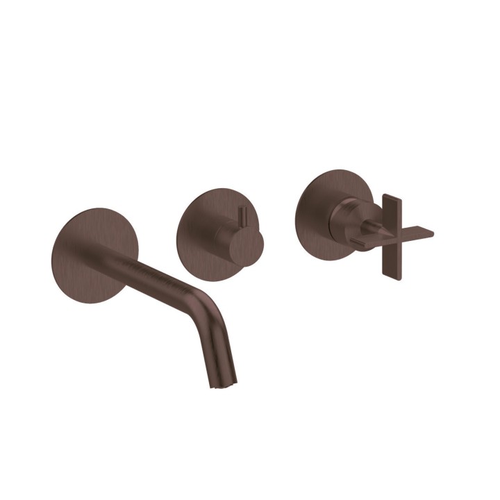Fratelli Frattini 39558V2 parte esterna visibile monocomando vasca incasso deviatore ceramico 2 vie serie DON CHISCIOTTE