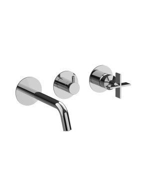 Fratelli Frattini 39558V3 parte esterna visibile monocomando vasca incasso deviatore ceramico 3 vie serie DON CHISCIOTTE