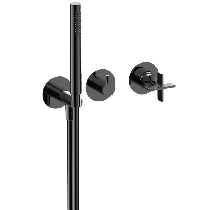 Fratelli Frattini 39559V2 parte esterna visibile monocomando vasca incasso deviatore ceramico 2 vie serie DON CHISCIOTTE