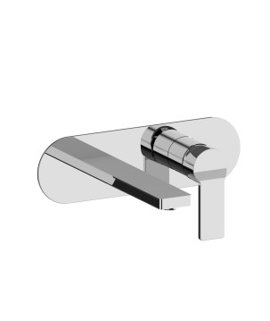 Fratelli Frattini 47538B parte esterna visibile batteria lavabo a parete senza scarico serie ENEA