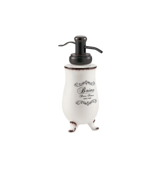 Gedy AM80 dosasapone da appoggio con erogatore in metallo bronzo brunito serie AMELIE