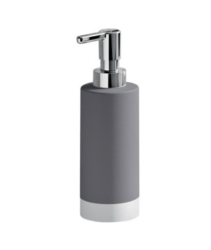 Gedy NM80 dosasapone da appoggio con erogatore in plastica cromata serie NEW MIZAR