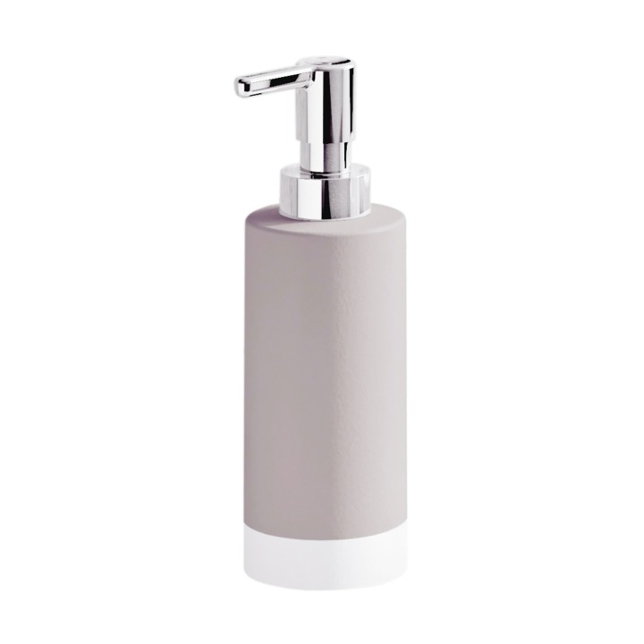 Gedy NM80 dosasapone da appoggio con erogatore in plastica cromata serie NEW MIZAR