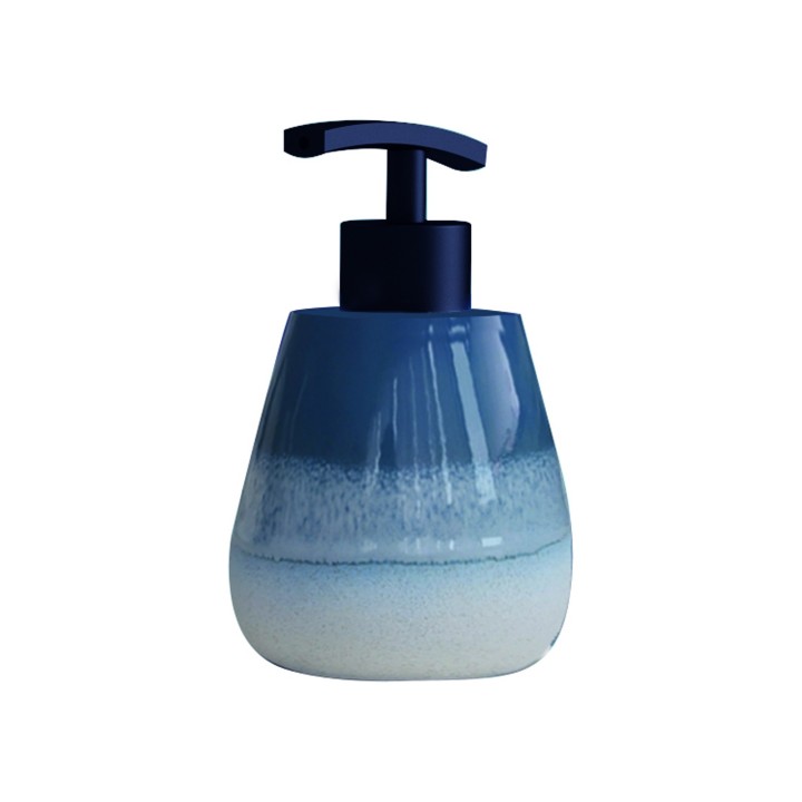 Gedy SJ80 dosasapone da appoggio con erogatore in plastica nera serie SHEJLA