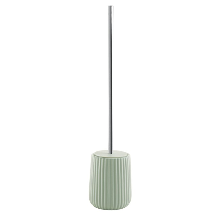 Gedy MK33 portascopino da appoggio con ciuffo in setole nero serie MARIKA