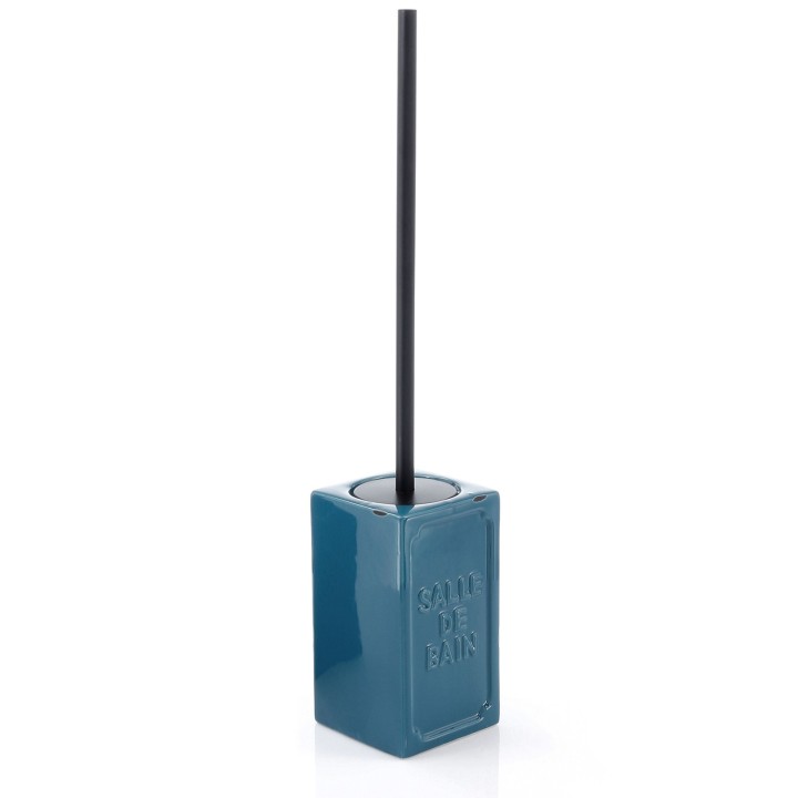 Gedy VV33 scopino da appoggio con ciuffo in setole nero serie VIVIENNE