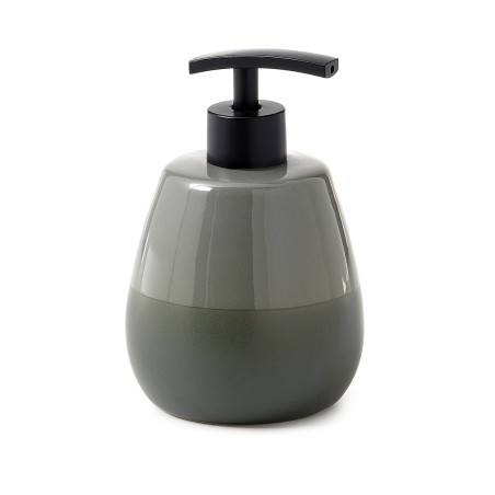 Gedy WL80 dosasapone da appoggio con erogatore in plastica nera serie WILMA