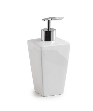 Gedy KR80 dosasapone da appoggio con erogatore in plastica cromata serie KARIMA