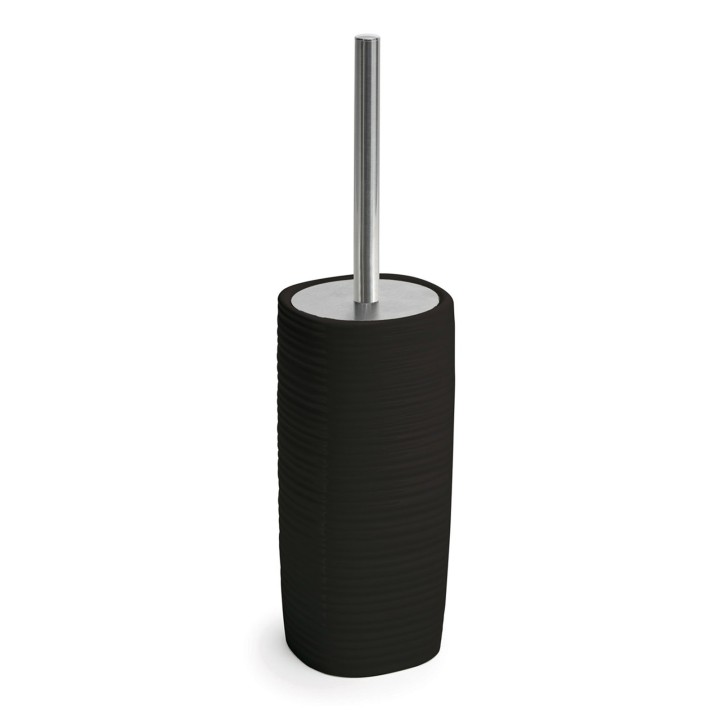 Gedy KY33 scopino da appoggio con ciuffo in setole nero serie KELLY