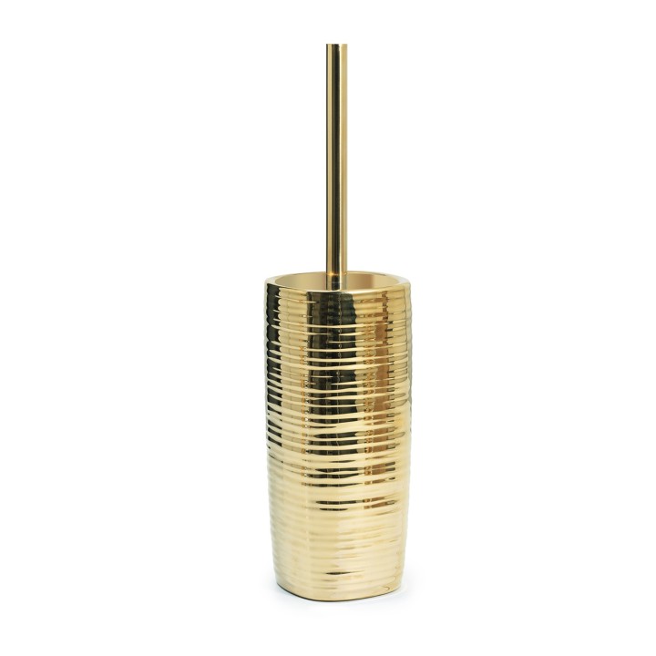 Gedy KY33 scopino da appoggio con ciuffo in setole nero serie KELLY