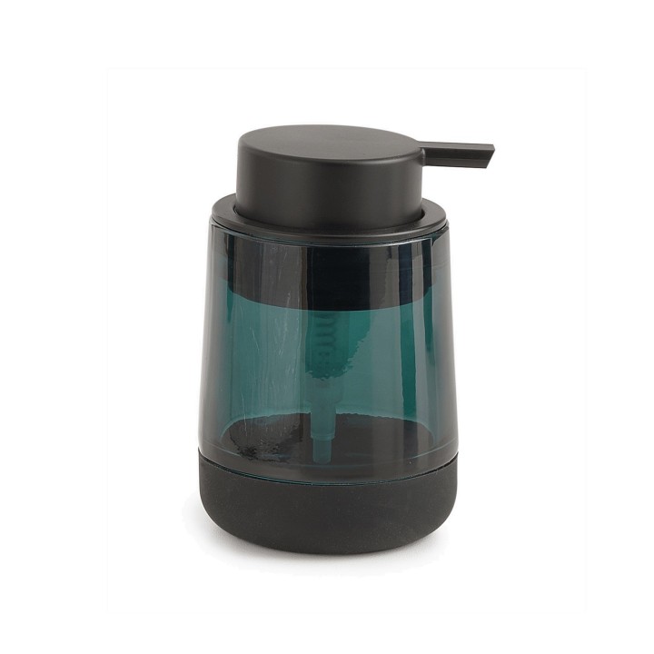 Gedy NC80 dosasapone da appoggio con erogatore in plastica nera serie NICOLE