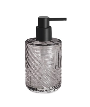 Gedy CR80 dosasapone da appoggio con erogatore in plastica nera serie CORINNE