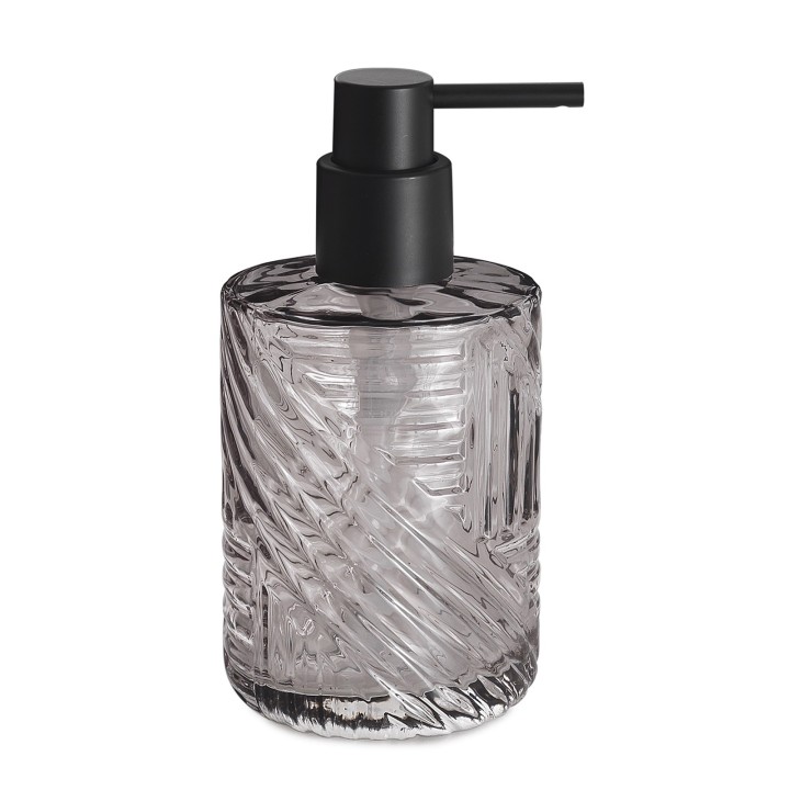Gedy CR80 dosasapone da appoggio con erogatore in plastica nera serie CORINNE