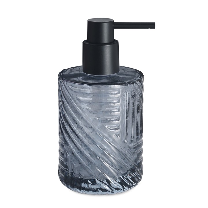 Gedy CR80 dosasapone da appoggio con erogatore in plastica nera serie CORINNE