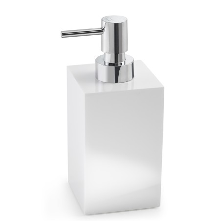 Gedy SF80 dosasapone da appoggio con erogatore in plastica cromata serie SOFIA