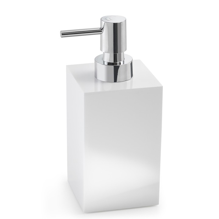 Gedy SF80 dosasapone da appoggio con erogatore in plastica cromata serie SOFIA