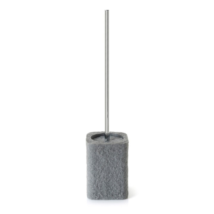 Gedy AR33 portascopino da appoggio con ciuffo in setole nero serie ARIES